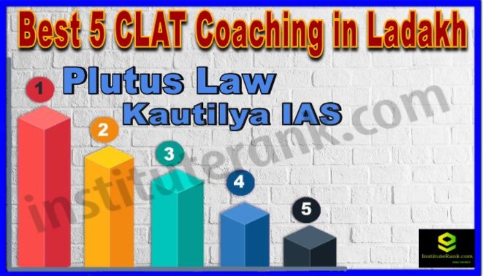 Best 5 CLAT Coaching in Ladakh