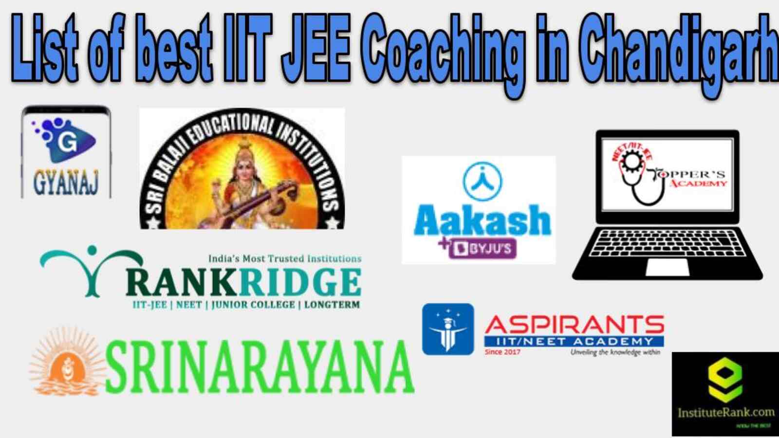 List of best IIT JEE Coaching in Chandigarh