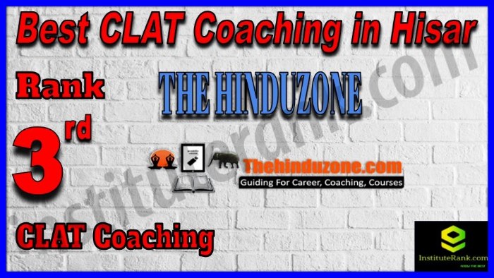 Rank 3. The Hinduzone - BEST CLAT Coaching in Hisar