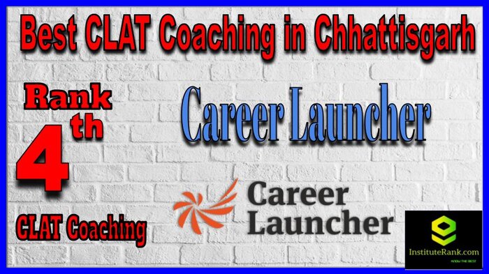 Rank 4. Career Launcher - Best CLAT Coaching in Chhattisgarh