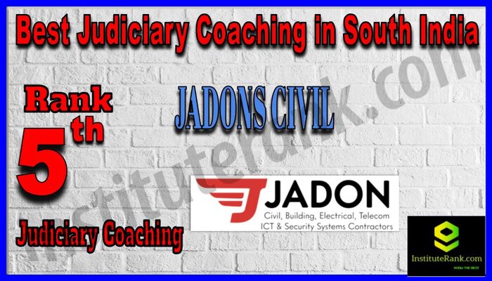 Rank 5.Jadons Civil Services Academy Top Best Judiciary Services Coaching in Gwalior
