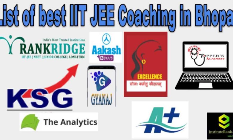 List of best IIT JEE Coaching in Bhopal