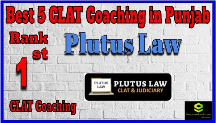 Rank 1. Plutus Law CLAT Coaching in Punja Rank 1. Plutus Law CLAT Coaching in Punja