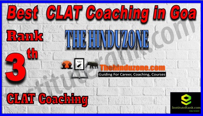 Rank 3. The Hinduzone CLAT Coaching in Goa