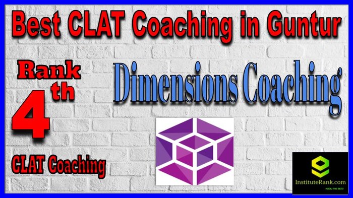 Rank 4. Dimensions Coaching Center CLAT Coaching in Guntur