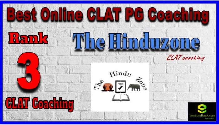 The hinduzone online PG CLAT Coaching