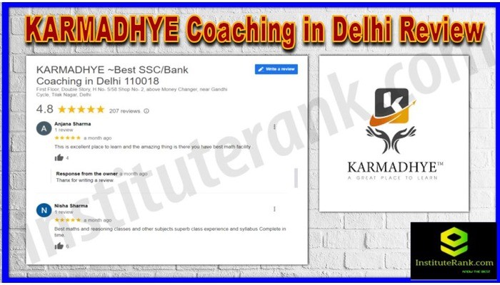 Karmadhye Coaching in Delhi Review