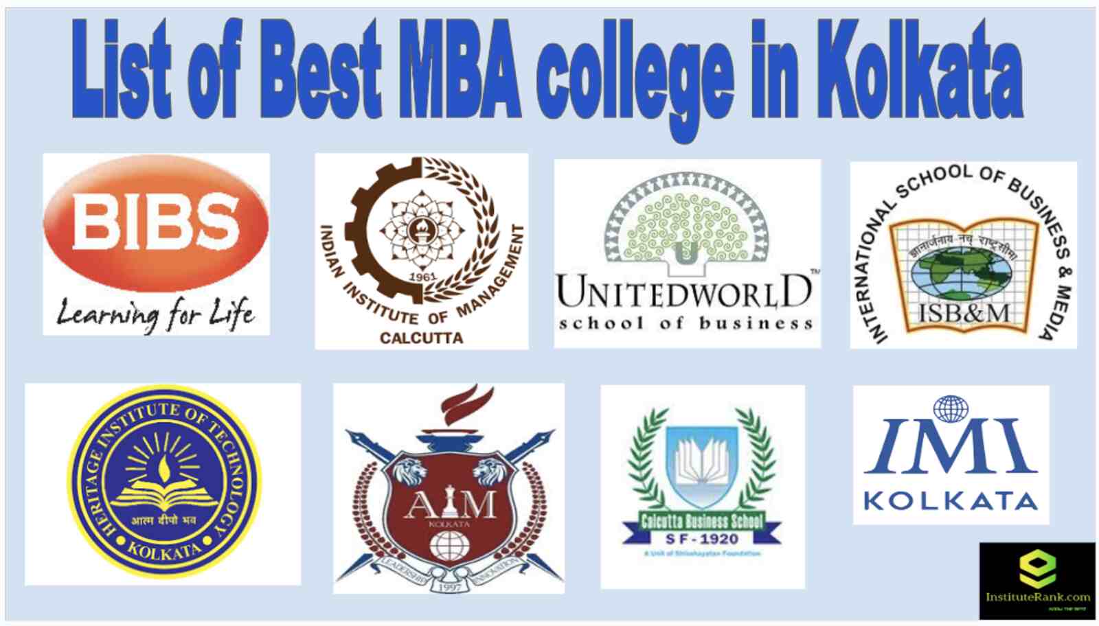 List of Best MBA college in Kolkata