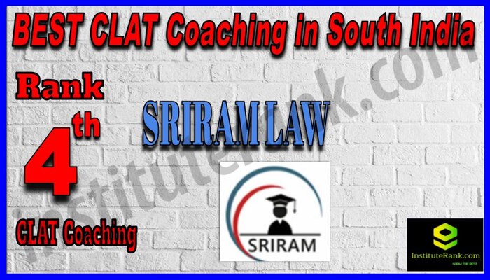 Rank 4 Sriram Law Academy - BEST CLAT Coaching in South India