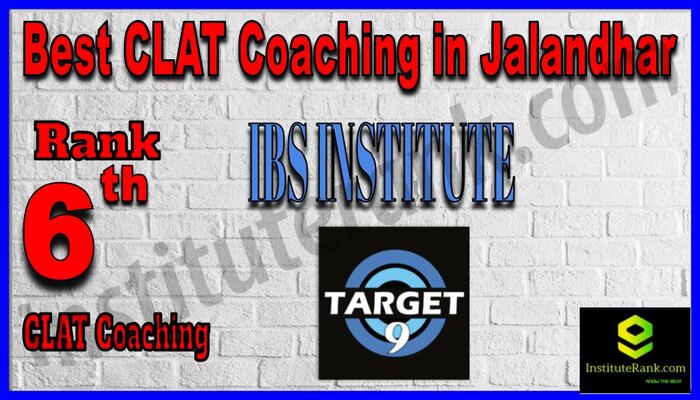 Rank 6 IBS INSTITUTE CLAT Coaching in Jalandhar