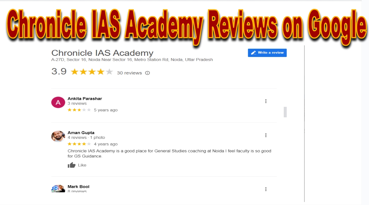chronicle ias coaching centre noida reviews on google