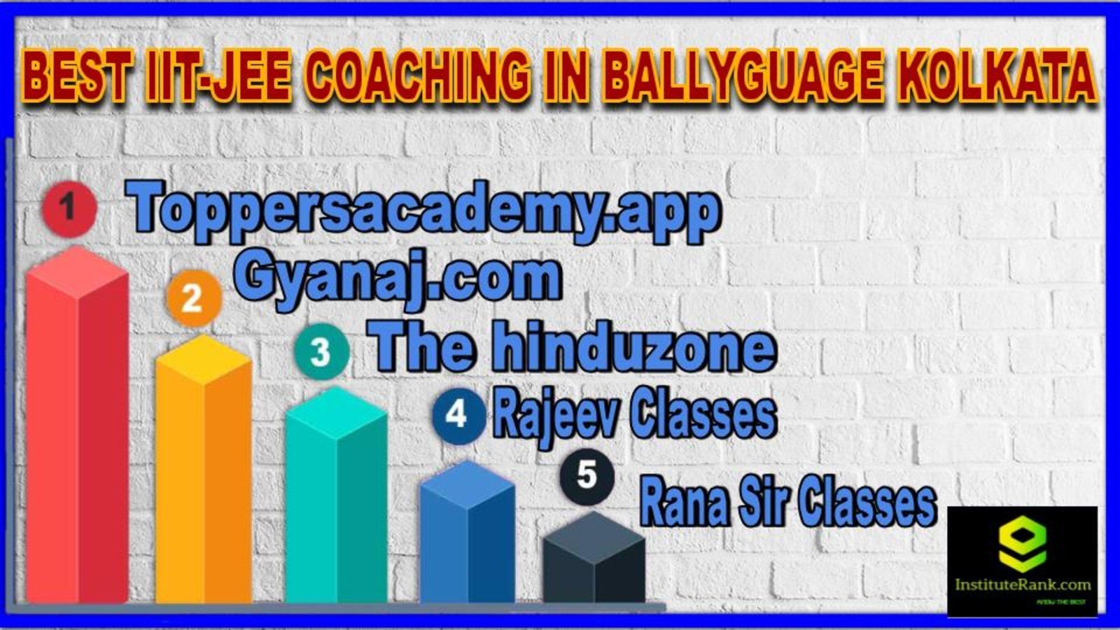 Best IIT JEE Coaching in Ballyguage Kolkata