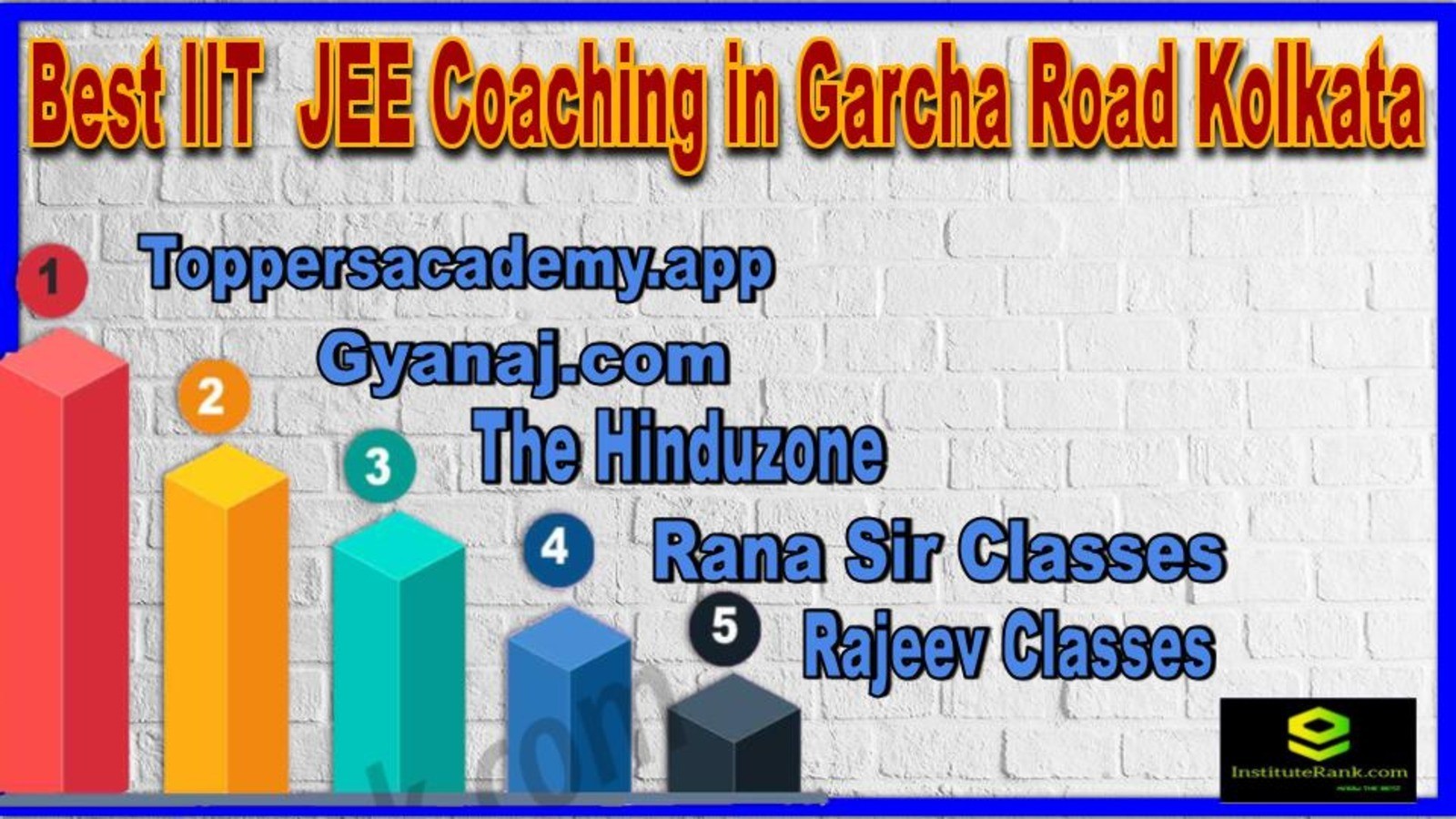 Best IIT JEE Coaching in Garcha Road kolkata
