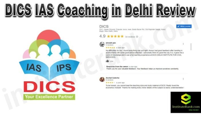 DICS IAS Coaching in Delhi Review
