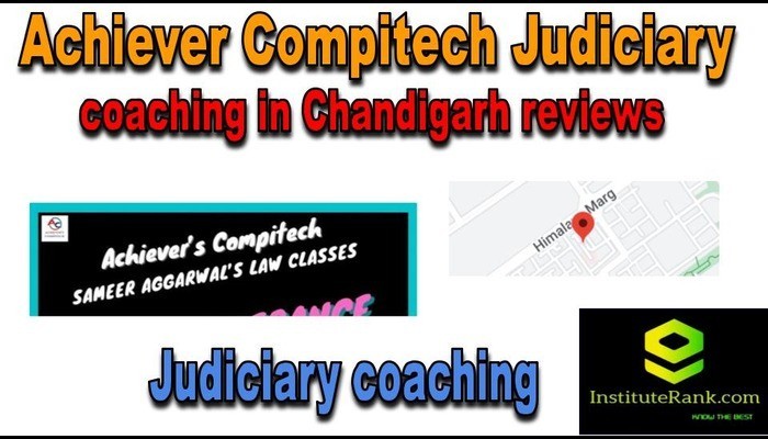  Judiciary coaching in Chandigarh reviews