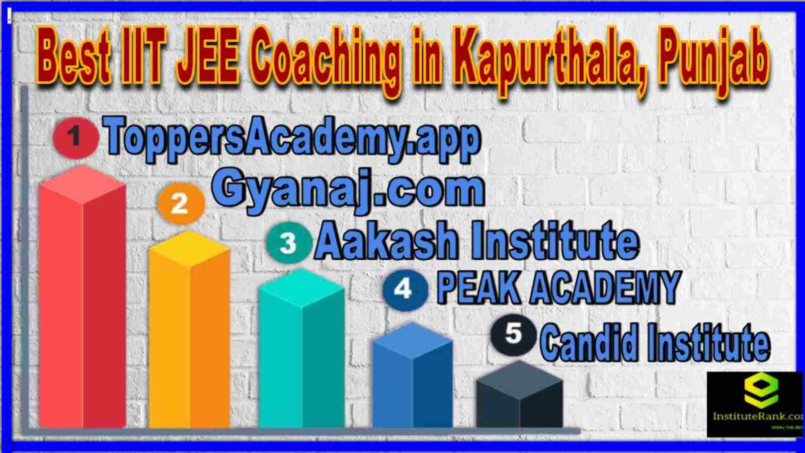 Best IIT JEE Coaching in Kapurthala