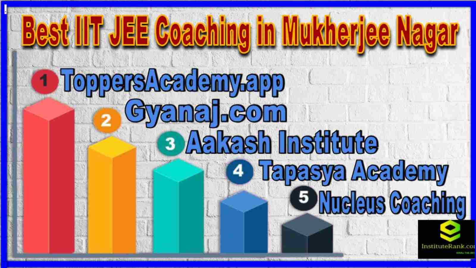 Best IIT JEE Coaching in Mukherjee Nagar