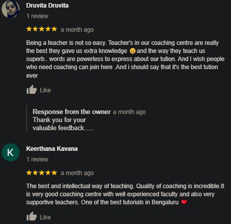 Ex Students Reviews
