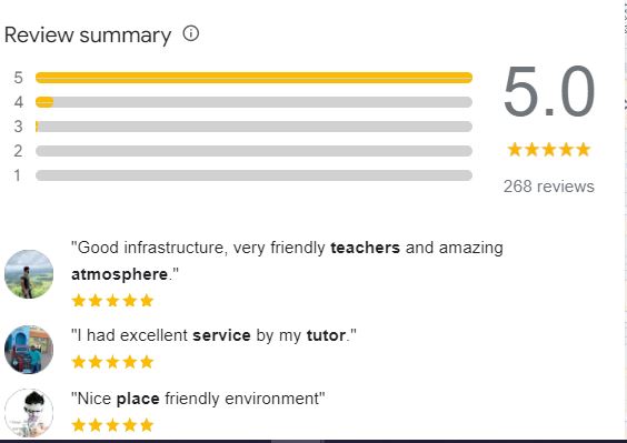 Ex Students & Google Reviews