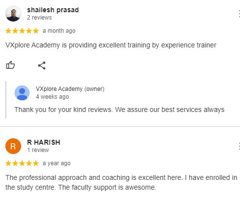 Ex Students Reviews