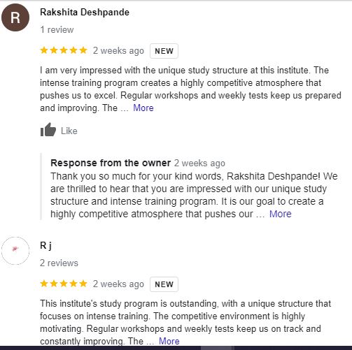 Ex Students Review