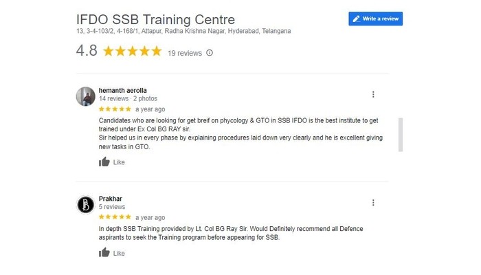 IFDO SSB Review