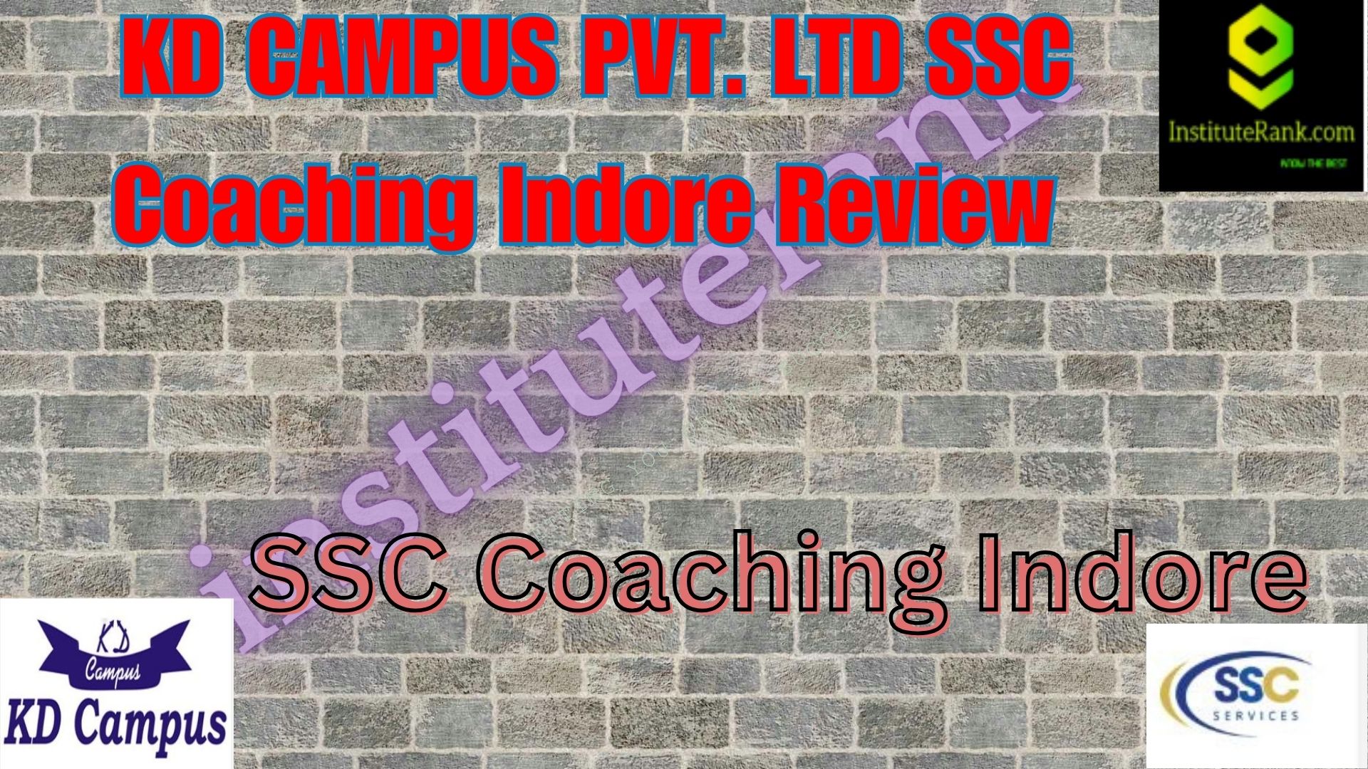 KD CAMPUS PVT. LTD SSC Coaching Indore Review