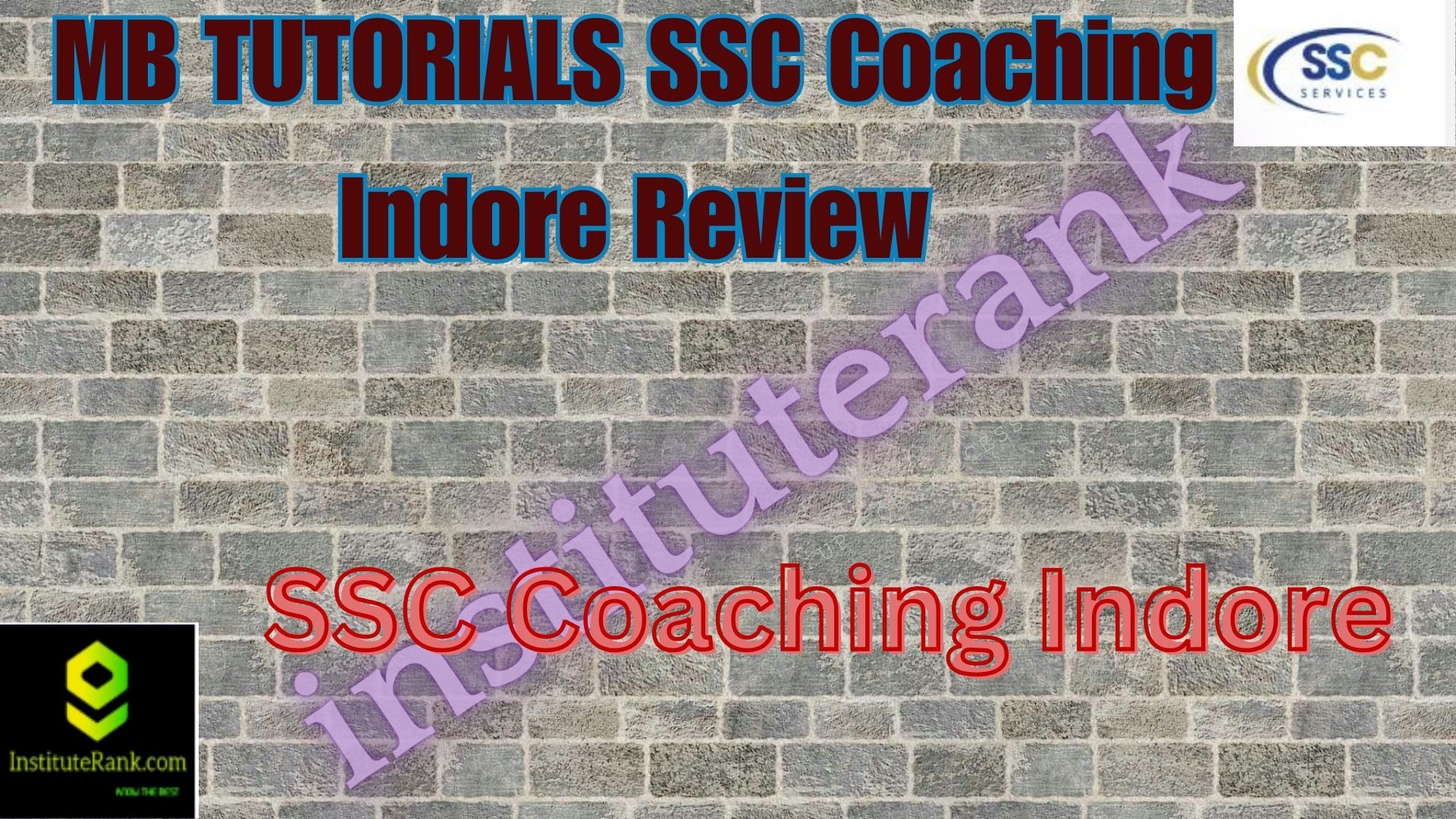 MB TUTORIALS SSC Coaching Indore Review 