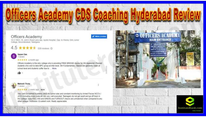 CDS Coaching in Hyderabad 