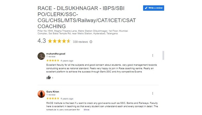 RACE institute Review