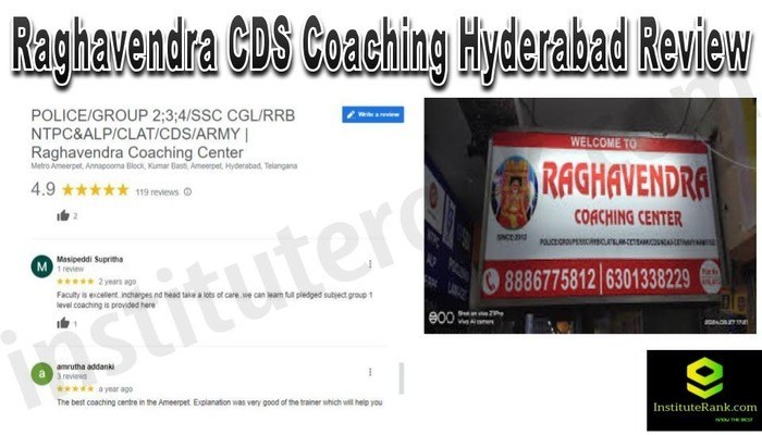 Raghavendra CDS Coaching in Hyderabad Reviews