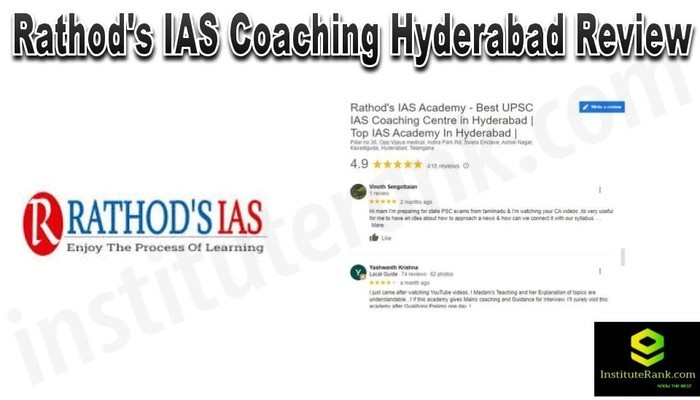 Rathod's IAS Coaching in Hyderabad Review