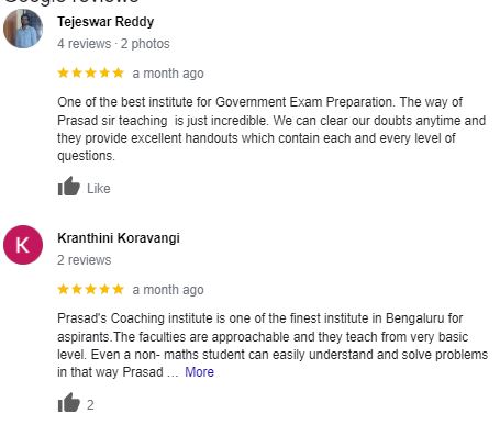 Students Reviews