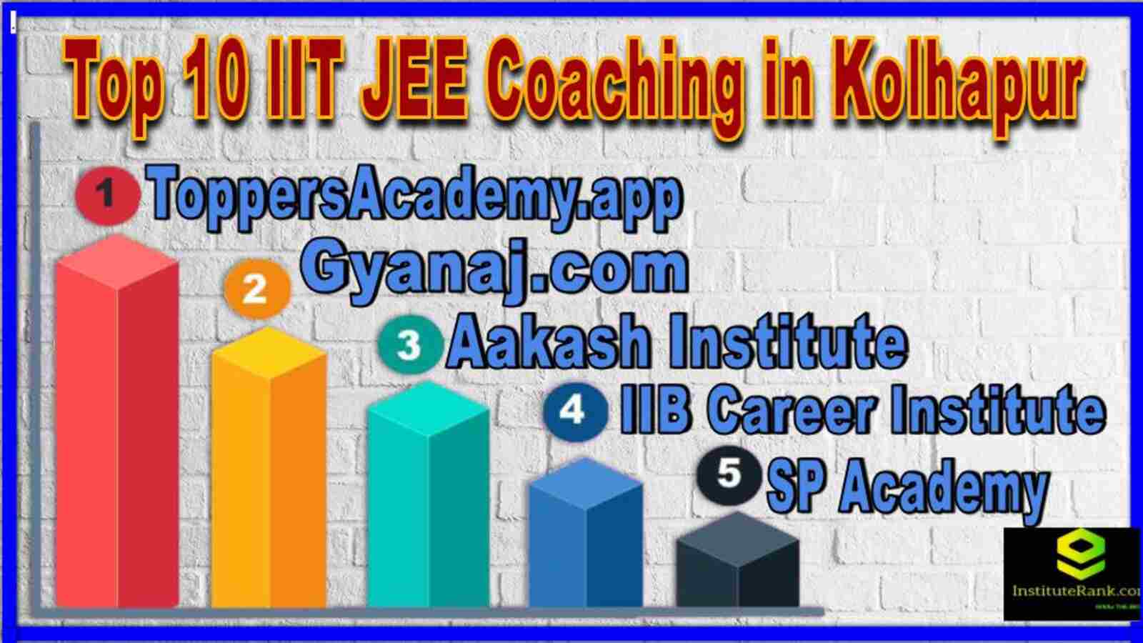 Top 10 IIT JEE Coaching in Kolhapur
