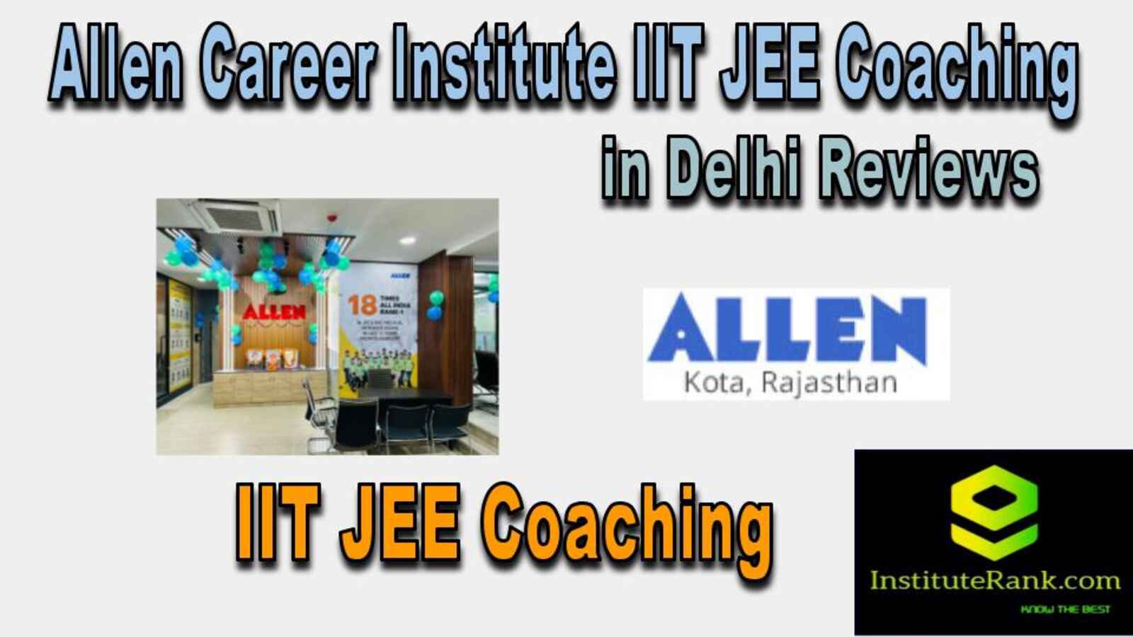 IIT JEE Coaching in Delhi reviews