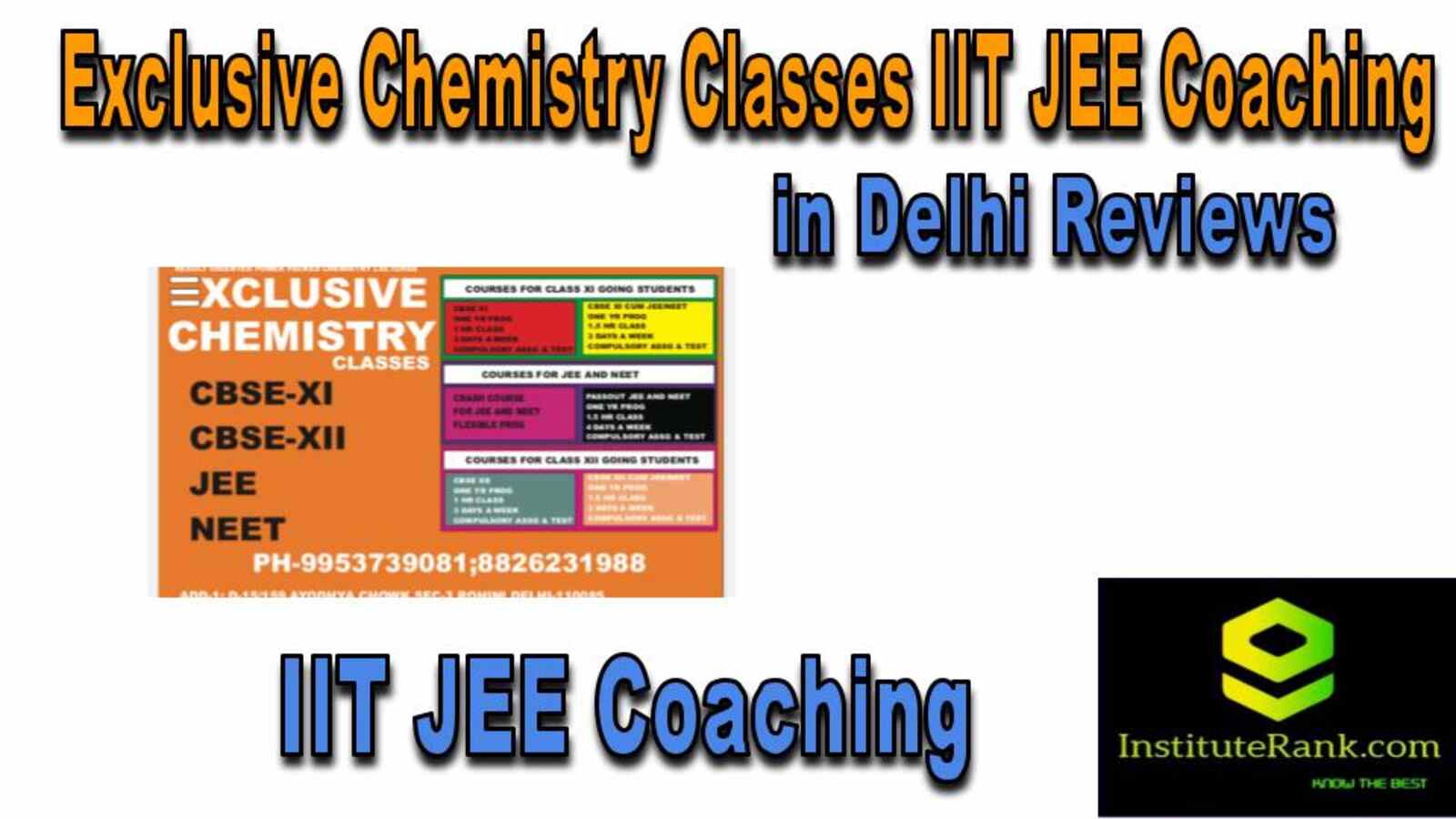 IIT JEE Coaching in Delhi reviews