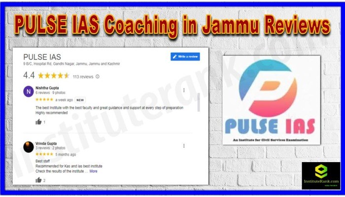 Pulse IAS Coaching in Jammu Review