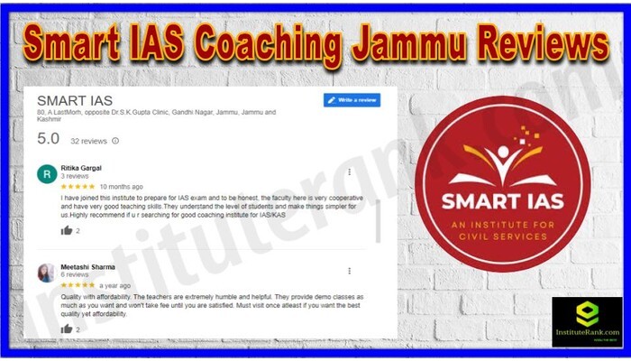 Smart IAS Coaching in Jammu Review