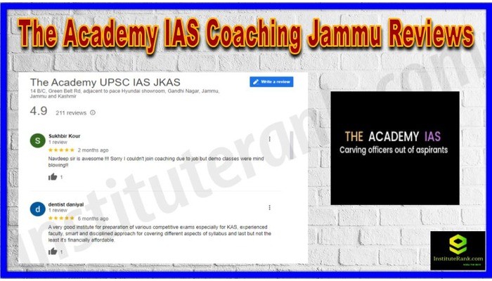 The Academy IAS Coaching in Jammu Review