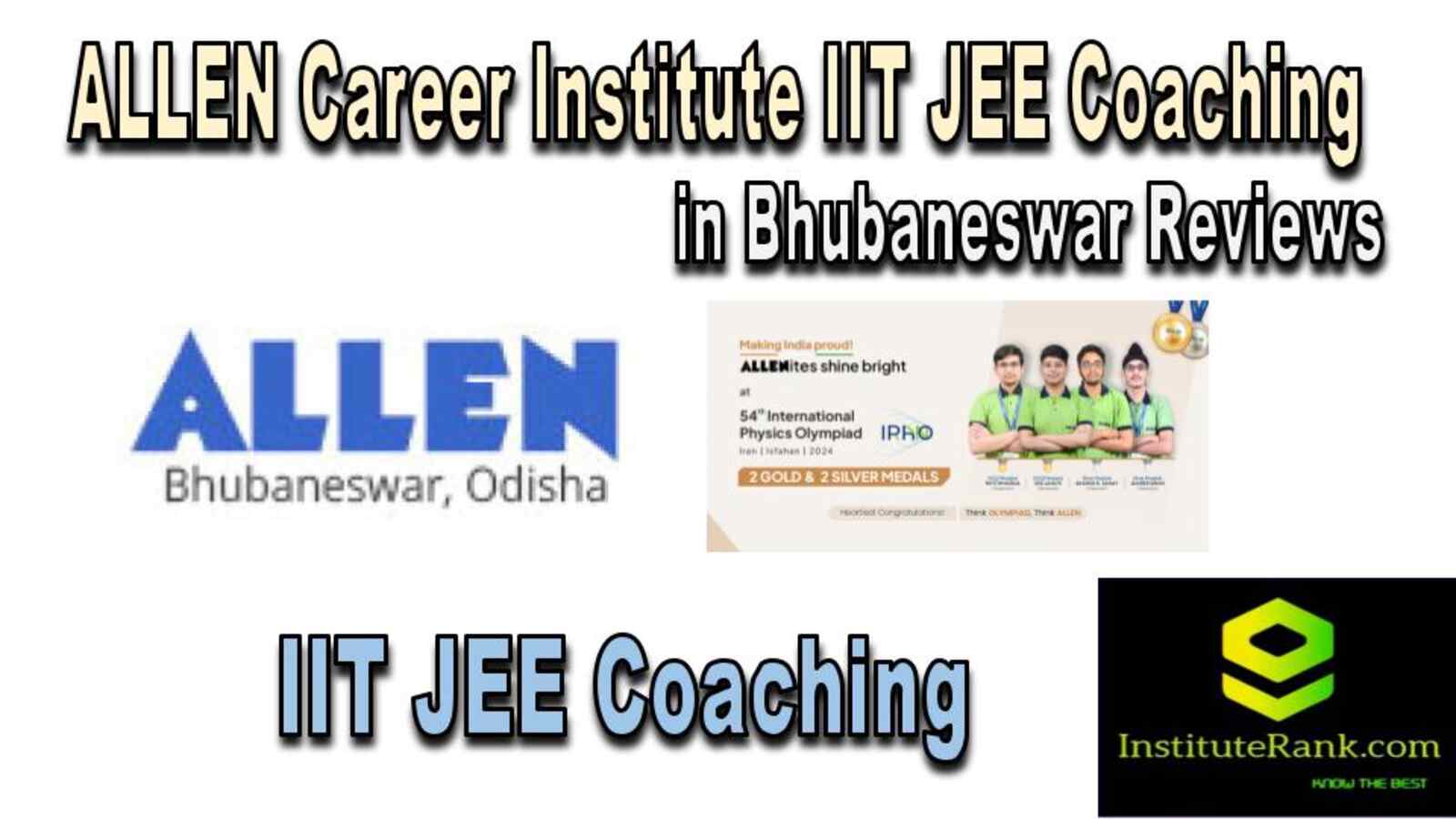  IIT JEE Coaching in Bhubaneswar reviews