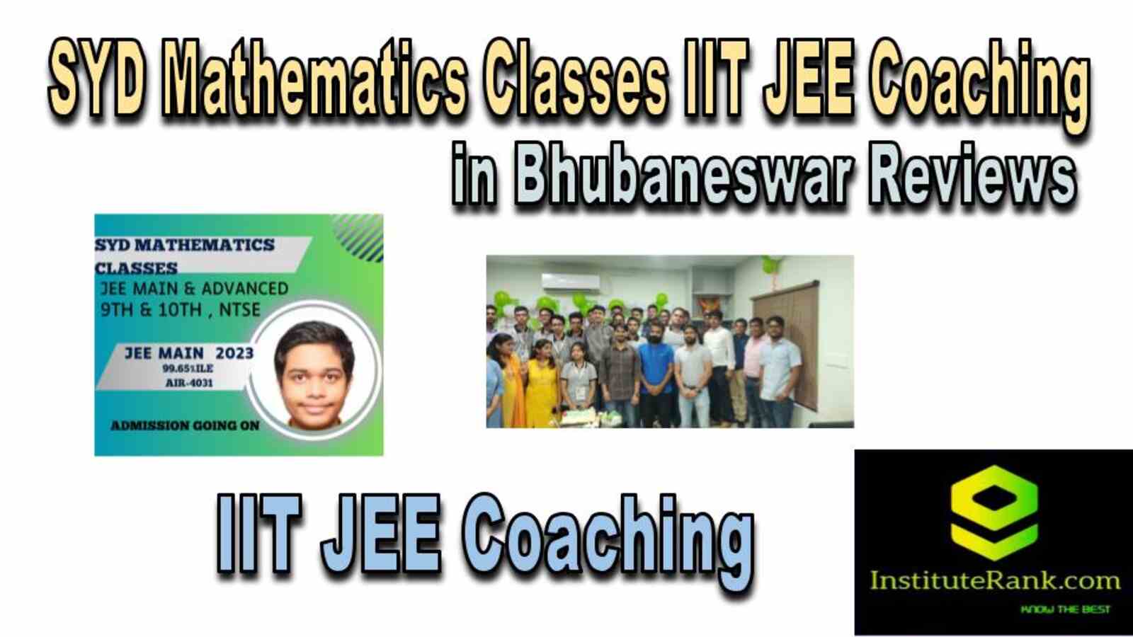  IIT JEE Coaching in Bhubaneswar reviews