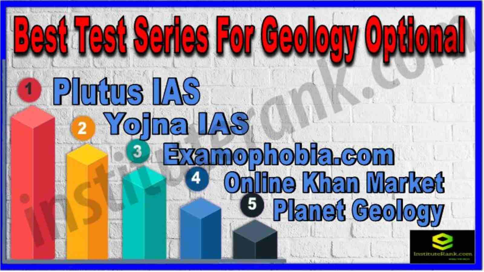 Best Test Serie For Geology Optional