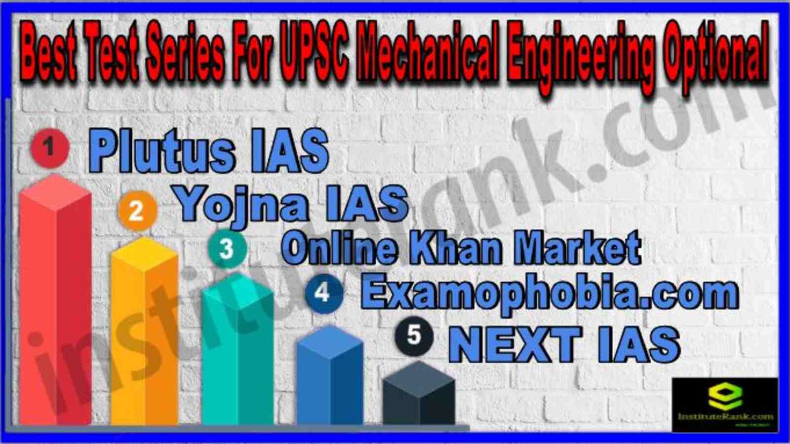 Best test Series For UPSC Mechanical Engineering Optional