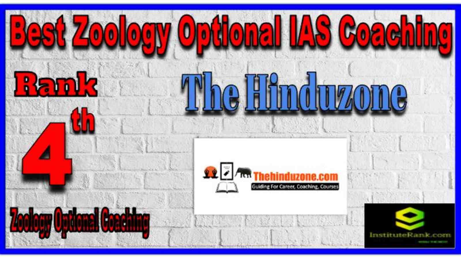 Rank 4 Best Zoology Optional IAS Coaching