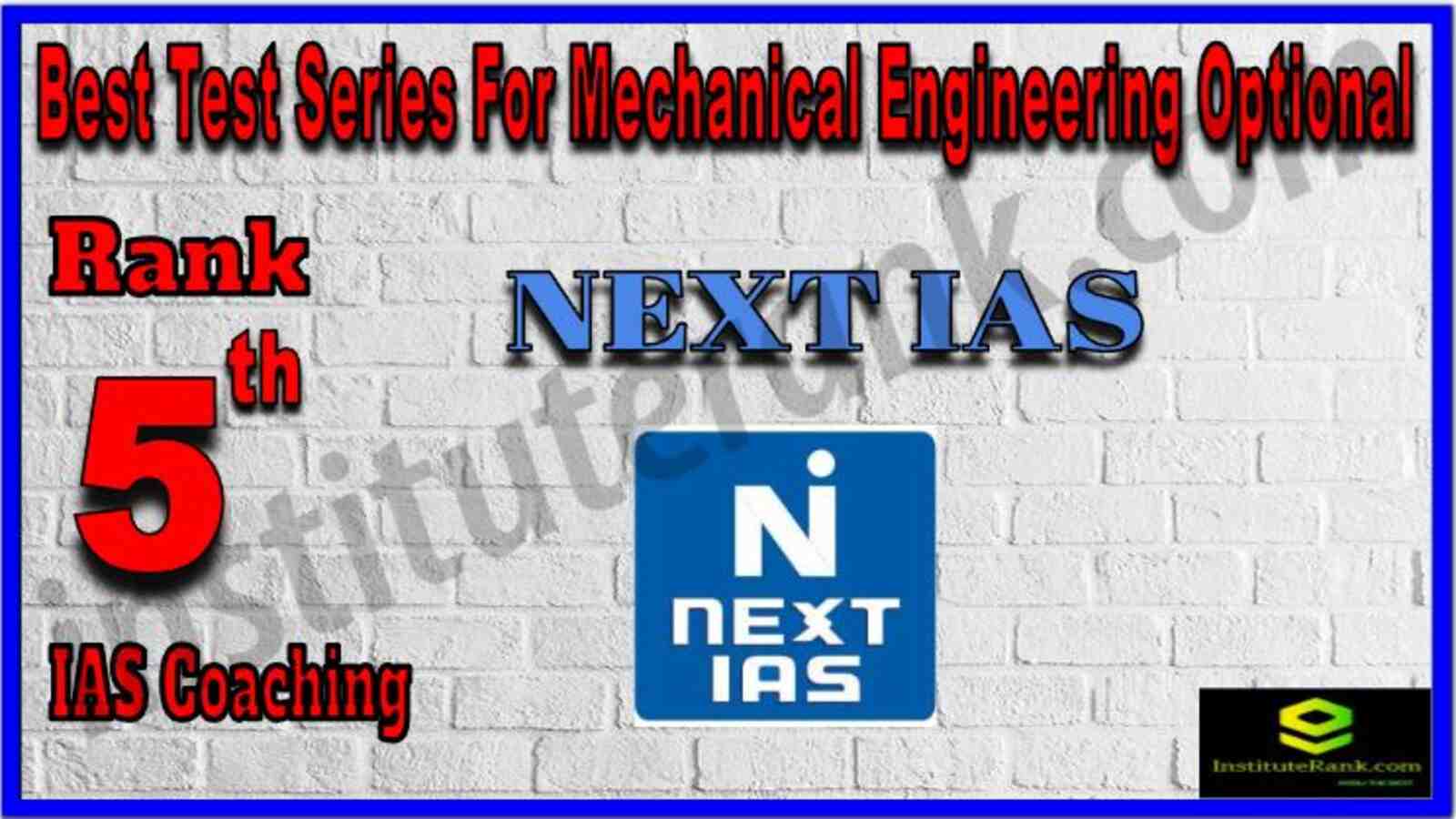 Rank 5 Best Test Series For Mechanical Engineering Optional