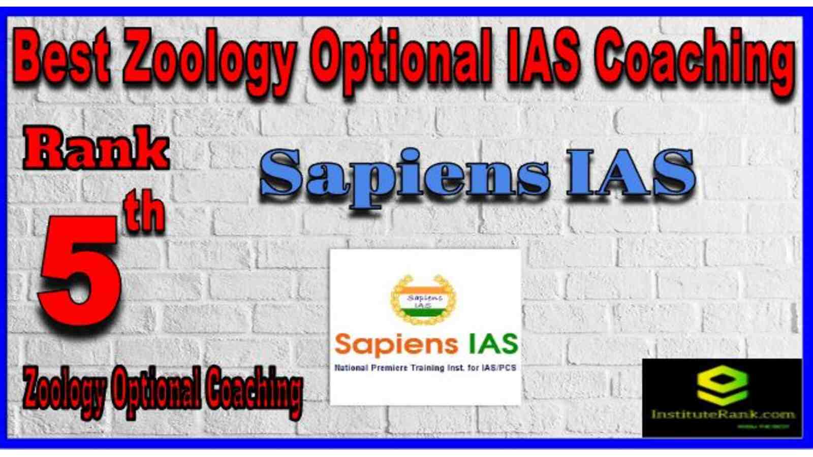 Rank 5 Best Zoology Optional IAS Coaching