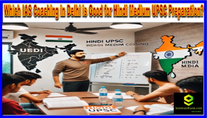 Which IAS Coaching in Delhi is Good for Hindi Medium UPSC Preparation?