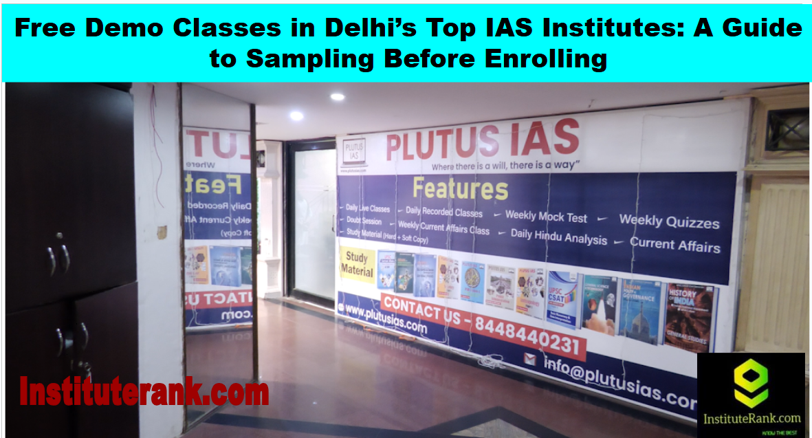 free demo classes in upsc top coaching in delhi