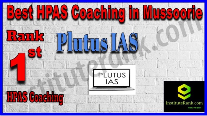 Rank 1. Plutus IAS Best HPAS Coaching in Mussoorie