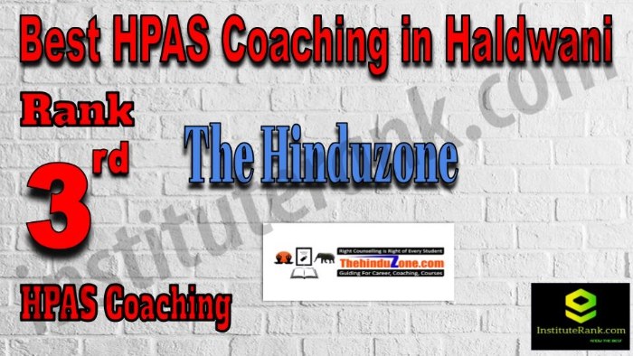 Rank 3. The Hinduzone Best HPAS Coaching in Haldwani
